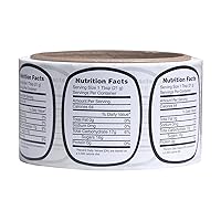 Nutrition Honey Labels, Self-Adhesive, Easy-to-Apply, Boost Honey Sales, Multi-Surface Applicable, Roll of 250, Small (1 5/8