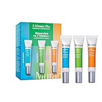 5 Min Fix: Targeted Correctors Travel Trio Kit - Anti-Aging Skincare Kit, Reduces the Look of Fine Lines and Wrinkles - Brightens and Depuffs Under Eyes - Erases the Look of Pores - 3-Piece Set