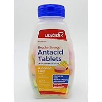 Antacid Calcium Carbonate 500mg Tablets Assorted Fruit 150ct Pack of 1