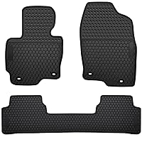 Car Floor Mats Custom Fit for Mazda CX 5 CX-5 SUV 2013 2014 2015 2016 Odorless Washable Rubber Foot Heavy Duty All Weather Car Floor Liner-Black