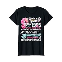 Awesome Since 1965 58th Birthday I'm a February Girl 1965 T-Shirt
