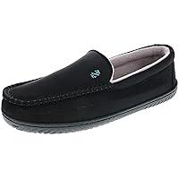 IZOD Men's Two-Tone Moccasin Slipper, Warm Soft Classic Slip-On, Men's Sizes 8 to 13