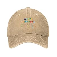 Birthday Party Balloons Hats Gift for 18 20 30 40 Years Cowboy Baseball Cap Dad Hat Unisex Adjustable Upf50+ Golf Gym