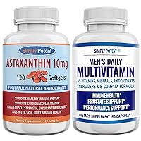 Simply Potent Men's Health Bundle - Astaxanthin and Men's Multivitamin