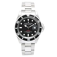 MULLER DANIEL MULLER watch diver's watch blackDM-2018BK