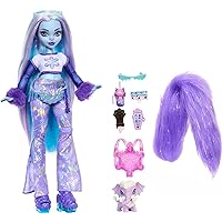 Doll, Abbey Bominable Yeti with Pet Mammoth Tundra & Accessories Including Furry Scarf & Snowflake Backpack