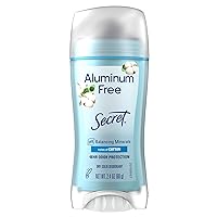 Secret Aluminum Free Deodorant for Women, Cotton Scent, 2.4 oz
