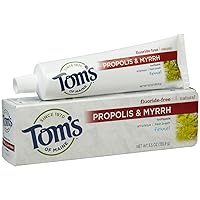 Tom's of Maine, Propolis & Myrrh Fluoride Free Toothpaste - Fennel, 5.5 Ounce