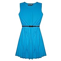 Kids Girls Skater Dress Party Fashion Dresses Summer Dresses - New Skater Dress Turquoise 9-10