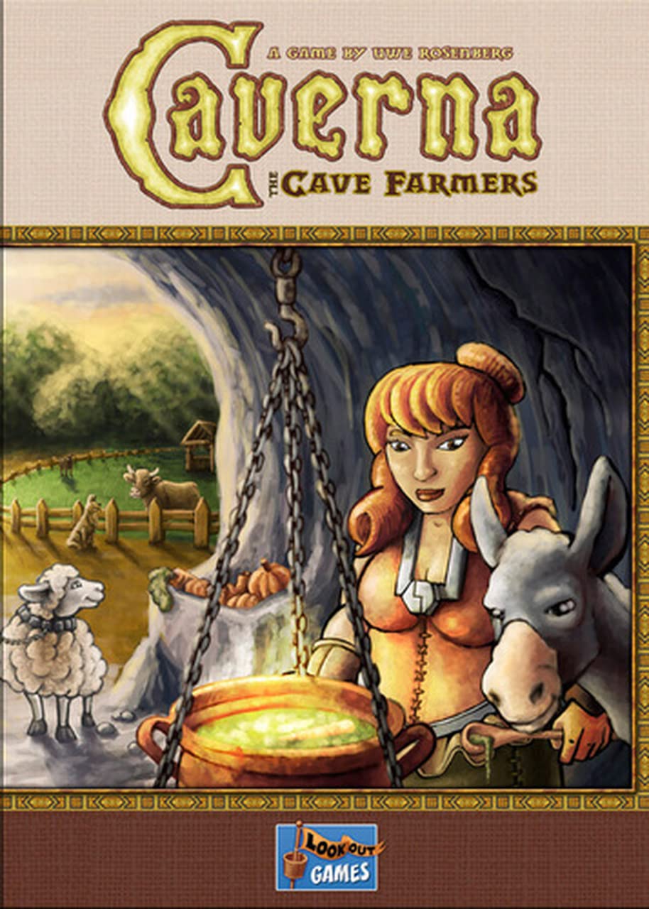 Mayfair Games The Cave Farmers Board Game (Base Game) Cooperative Farming Game Strategy Game for Adults and Kids Ages 12+ 1-7 Players Average Playtime 30-210 Minutes Made by Lookout Games