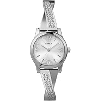 Timex Women's Main Street 25mm Semi Bangle Watch