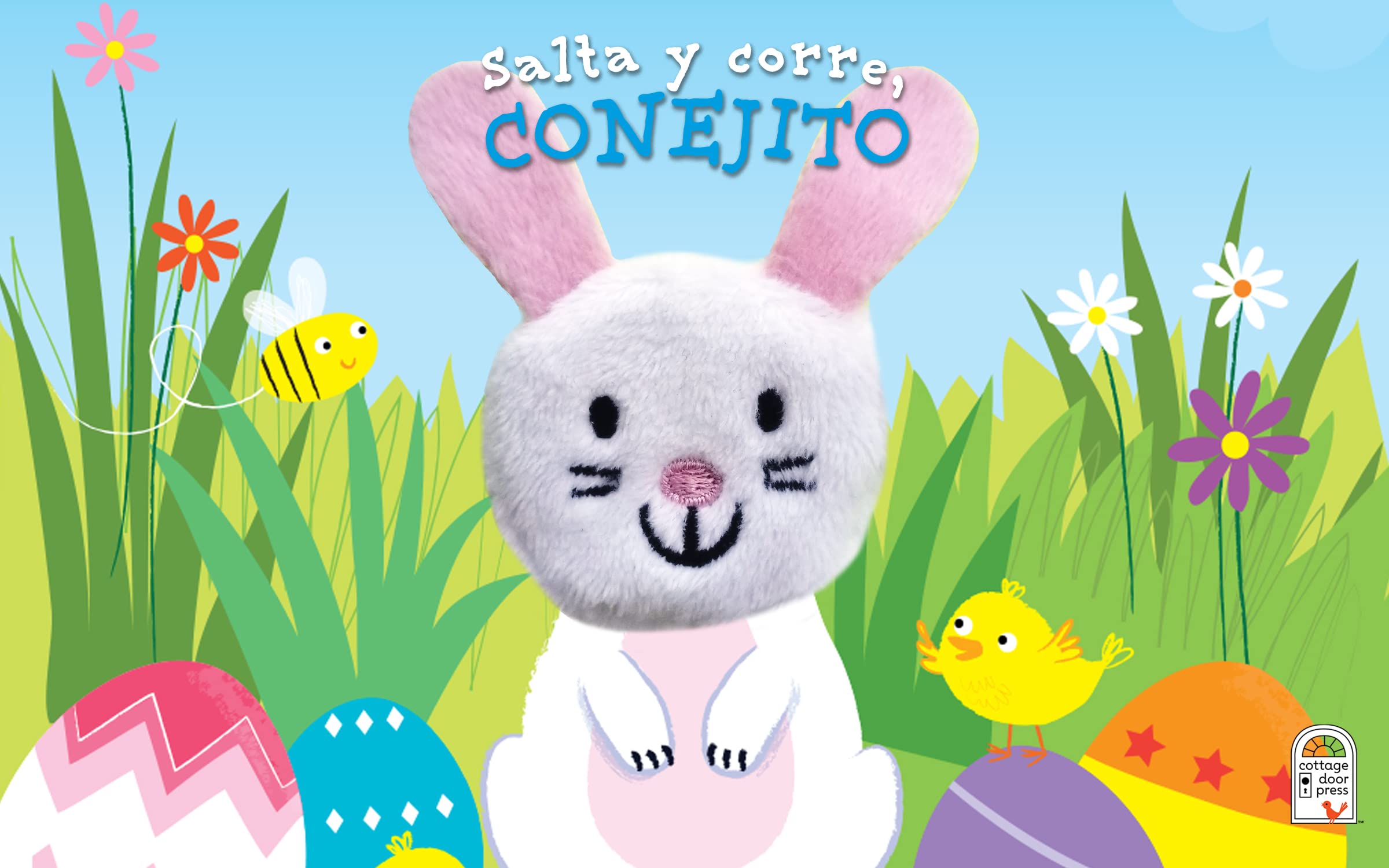Salta y corre, Conejito / Hippity, Hoppity, Little Bunny Finger Puppet Book (Spanish Edition)