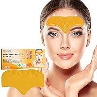 Facial Patches for Forehead Wrinkles, 20 Pcs Smooth Forehead Mask with Hydrolyzed Collagen, Facial Treatments Masks Rapidly Removing Frown Lines for Men and Women 20 Pcs