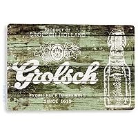 TIN Sign B569 Grolsch Holland Beer Bar Pub Brewery Rustic Metal Decor