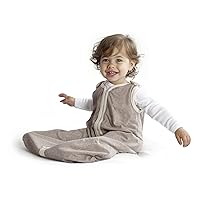 100% Cotton Sleeping Sack, Baby Sleeping Bag Wearable Blanket, Sleep Nest Lite, Infant and Toddler, Mocha Heather, Large (18-36 Months) 427