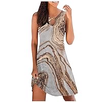 Wrap Dress for Women, Henley Neck Flared Sleeve Sundress A-line Pleated High Waist Slit Long Maxi Dress