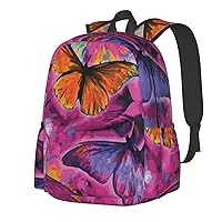 Butterfly 17 Inch Backpack for man woman with Side Pocket laptop backpack casual backpack for Travel