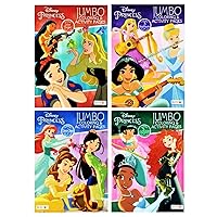 Disney Princess Jumbo Coloring & Activity Books, 4-ct Set