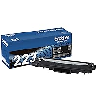 Brother Genuine TN223BK, Standard Yield Toner Cartridge, Replacement Black Toner, Page Yield Up to 1,400 Pages, TN223, Amazon Dash Replenishment Cartridge