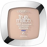 L'Oreal Paris True Match Super Blendable Oil Free Foundation Powder, C3 Light Medium, 0.33 oz, Packaging May Vary