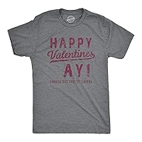 Mens Happy Valentines Ay T Shirt Funny Dick Joke Valentines Day Tee