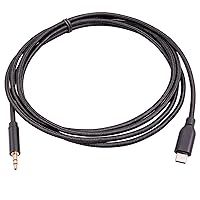 Lightweight USBC Type-C Adapter to 3.5mm Headphone Cord Enhanced Durability Cable Excellent Sound Quality Cord Wire Type-c Adapter