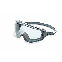 Uvex Honeywell Stealth Safety Goggles with Clear Uvextreme Anti-Fog Lens, Gray Body & Neoprene Headband (S3960C), Universal Uvex Honeywell Stealth Safety Goggles with Clear Uvextreme Anti-Fog Lens, Gray Body & Neoprene Headband (S3960C), Universal