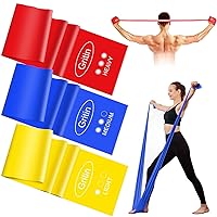 6er Set Fitnessband Gymnastikband 100% Naturlatex Widerstandsbänder 