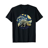 Pangolin in Starry Night Painting Men Women Kids T-Shirt