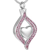 Cremation Jewelry Cremation Jewelry,for Ashes Crystal Ashes Pendant Necklace Urn Jewelry Memorial Urn