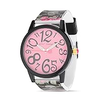 Betsey Johnson Women's Watch Alloy Case Silicone Band