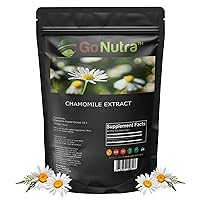 Go Nutra Chamomile Extract Powder 10:1 Strength Apigenin Supplement 8 oz. Herbal Extract