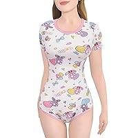 Littleforbig Cotton Romper Onesie Pajamas Bodysuit - Baby Usagi & Bella Onesie