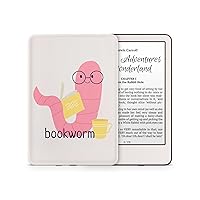 Compatible with Amazon Kindle Skin, Decal for Kindle Wrap Book Worm, Cute Beige Pastel Neutral Colour (Paperwhite Gen 11)