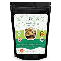 Pure Fuller's Earth Clay (Multani Mitti) Bentonite Clay 100 Gm | Fuller's Earth Powder | Multani Mud Mitti | Indian Healing Clay | No Added Fragrance | Natural Face Pack