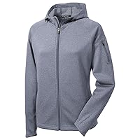 Sport Tek Tech Fleece Full Zip Hooded Jacket (L248) Grey Heather, 3XL