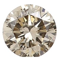 Natural Loose Diamond Round Brown Color I1 Clarity 3.60 MM 0.19 Ct L5442