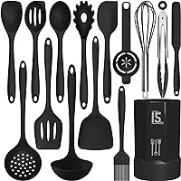 Gold Kitchen Utensils Set, Standcn 9 PCS 304 Stainless Steel All Metal  Cooking Tools with Meat Fork, Solid Spoon, Slotted Spoon, Spatula, Ladle