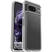 OtterBox Google Pixel 8 Symmetry Series Clear Case - CLEAR, ultra-sleek, wireless charging compatible, raised edges protect camera & screen (Single unit ships in polybag, ideal for business customers)