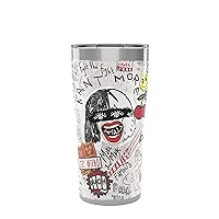 Tervis Disney Cruella Triple Walled Insulated Tumbler Travel Cup Keeps Drinks Cold & Hot, 20oz Legacy, Graffiti