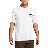 Columbia Men's Ultimate Chill Short Sleeve Shirt (Small, White)