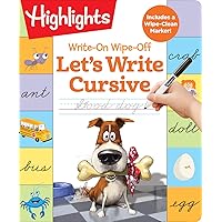 Write-On Wipe-Off Let's Write Cursive (Highlights Write-On Wipe-Off Fun to Learn Activity Books)