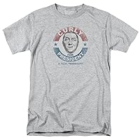 Three Stooges T-Shirt Curly for President Athletic Heather Tee