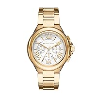 Michael Kors Oversized Camille Women's Watch, Stainless Steel Chronograph Watch for Women