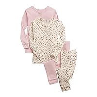 GAP Baby Girls' 2-Pack Long John Pajama Set