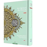 MAQDIS Noble A4 Large Size Quran Koran Book Colour Holy English Arabic Word by Word Translation Meaning International Post (Mint)