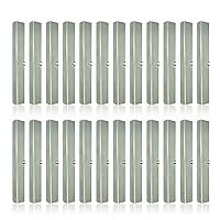 Candle Wick Holders Metal Candle Wick Centering Device Wick Bar for Candle Making -Pack of 24 Pcs- Milivixay Retail Packaging