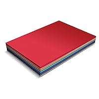 Better Office Products 20 Pack EVA Foam Sheets, Extra Large Sheet Size, 12 x 17.5 Inch, Assorted Colors (20 Colors), 2mm Thick, for Arts and Crafts, 20 Sheets