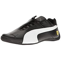 Puma Unisex-Child Scuderia Ferrari Future Cat Sneaker, Black Black White, 6.5 M US Big Kid
