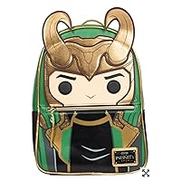 Loungefly Avengers Loki with Scepter Pop Mini-Backpack - Entertainment Earth Exclusive